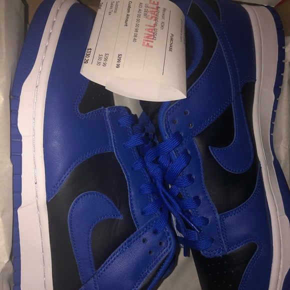 colbalt blue nike dunks retro size 11 - Picture 3 of 4
